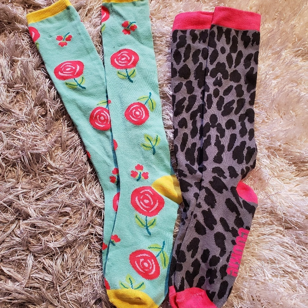 B2g1 Free, Two Pairs Of Long Socks